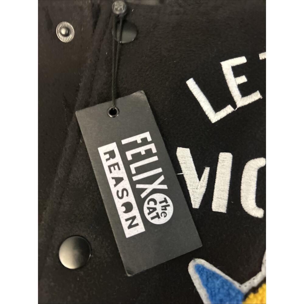 FELIX THE CAT Varsity jacket Size Small Embroidered NWT - Picture 2 of 9